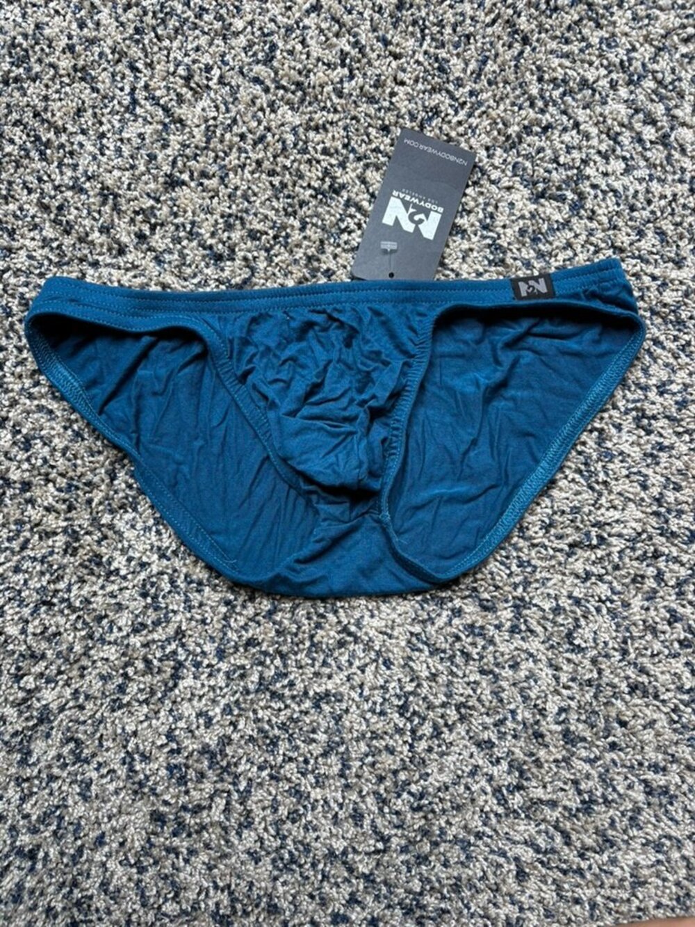 N2N Bodywear Bare Basics Teal Bikini Brief - Size Medium, NWT